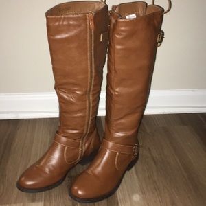 Brown high Leather boots